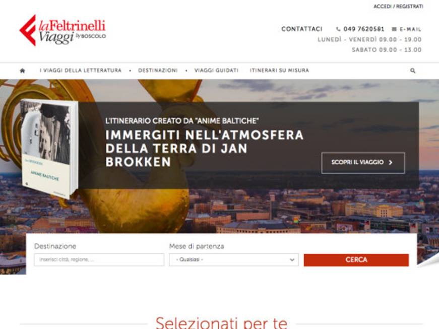 Feltrinelli, esordionel turismo con Boscolo: nasce una nuova Ota