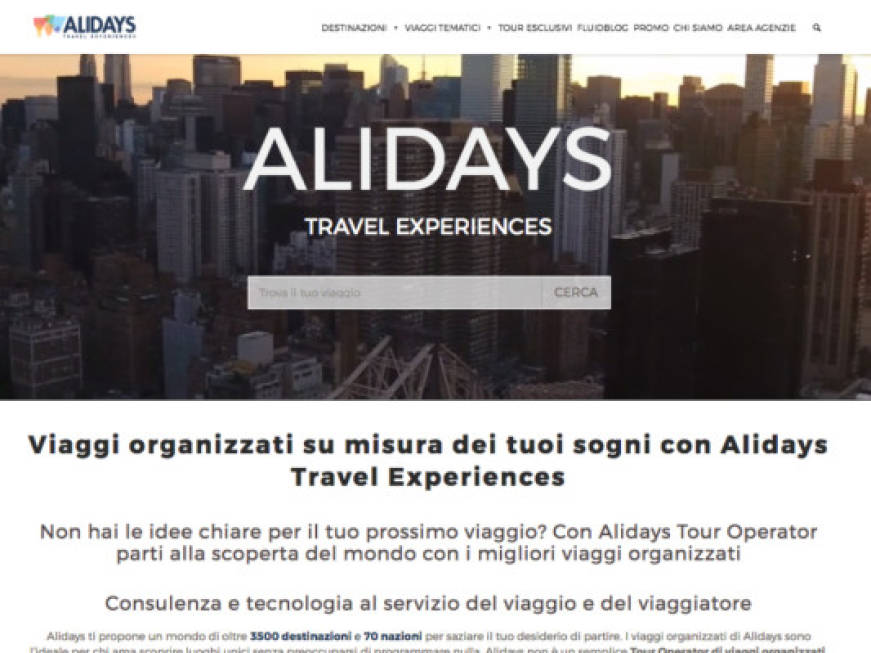 Alidays, un brand per il lusso: arriva Glance