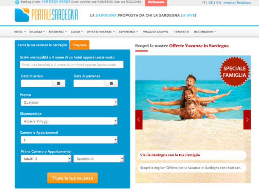 Portale Sardegna lancia il progetto Pil Distributor per ampliare la stagionalità