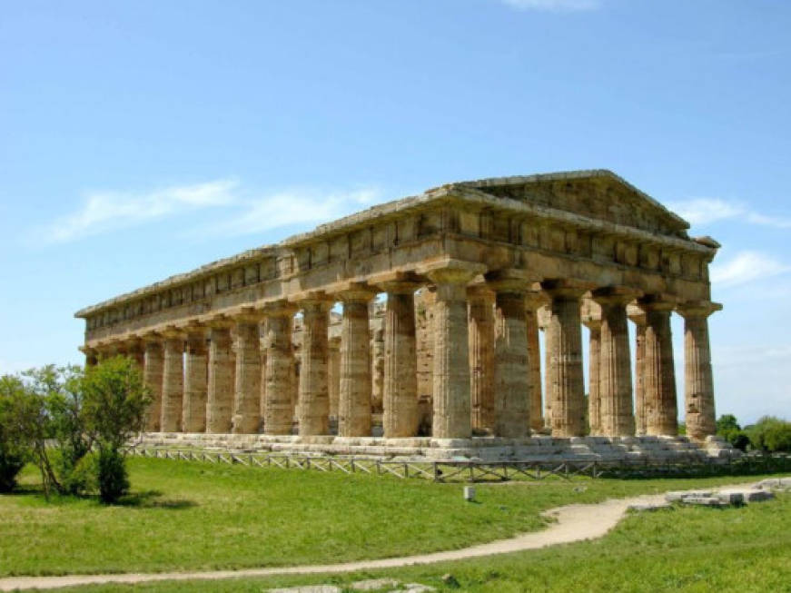 Paestum, scoperti i resti di un nuovo edificio vicino al tempio di Hera