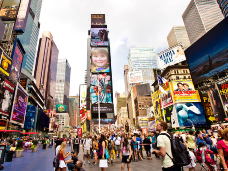 La Lombardia sbarca sui maxi schermi di Times Square a New York