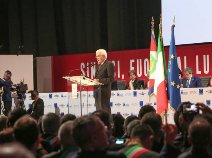 Il presidente Mattarella a Fiera Rimini per la 35esima edizione dell’Assemblea Anci