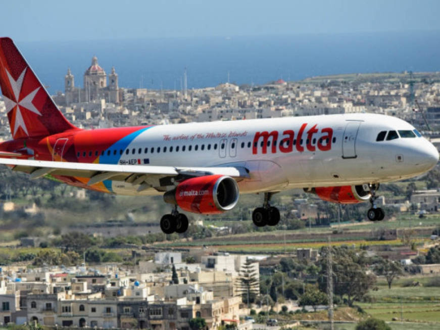 Air Malta, doppio volo giornaliero su Roma e Catania nell&amp;#39;estate 2017
