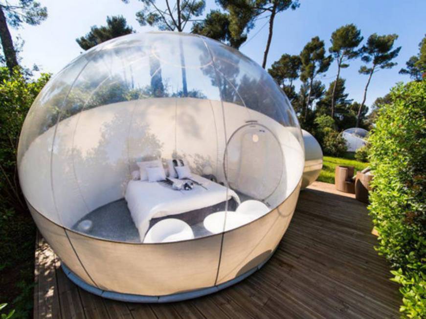 L&amp;#39;hotel più panoramico: ogni stanza è una bolla trasparente