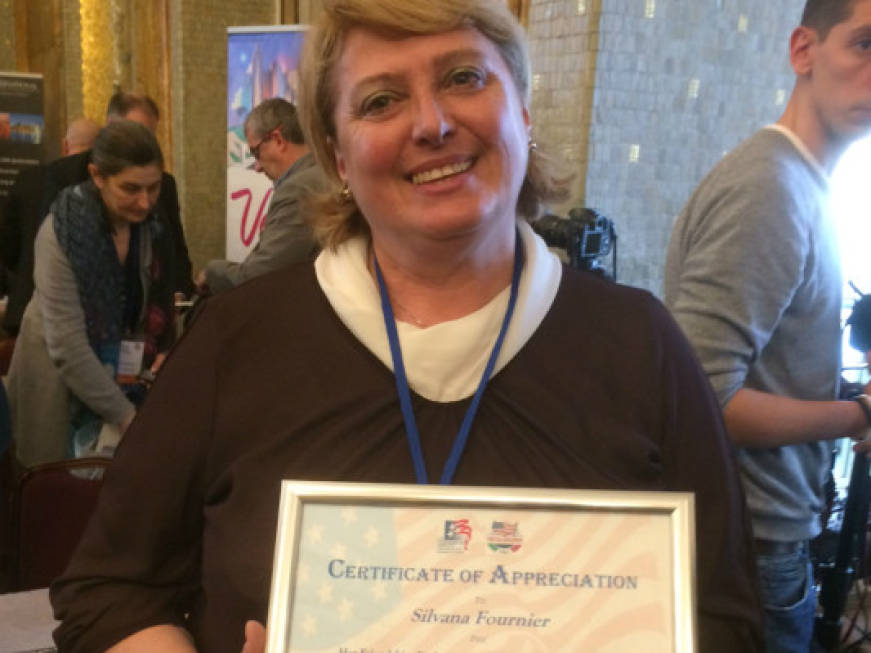 &amp;#39;Certificate of Appreciation&amp;#39;: lo Showcase Usa Italy premia Silvana Fournier