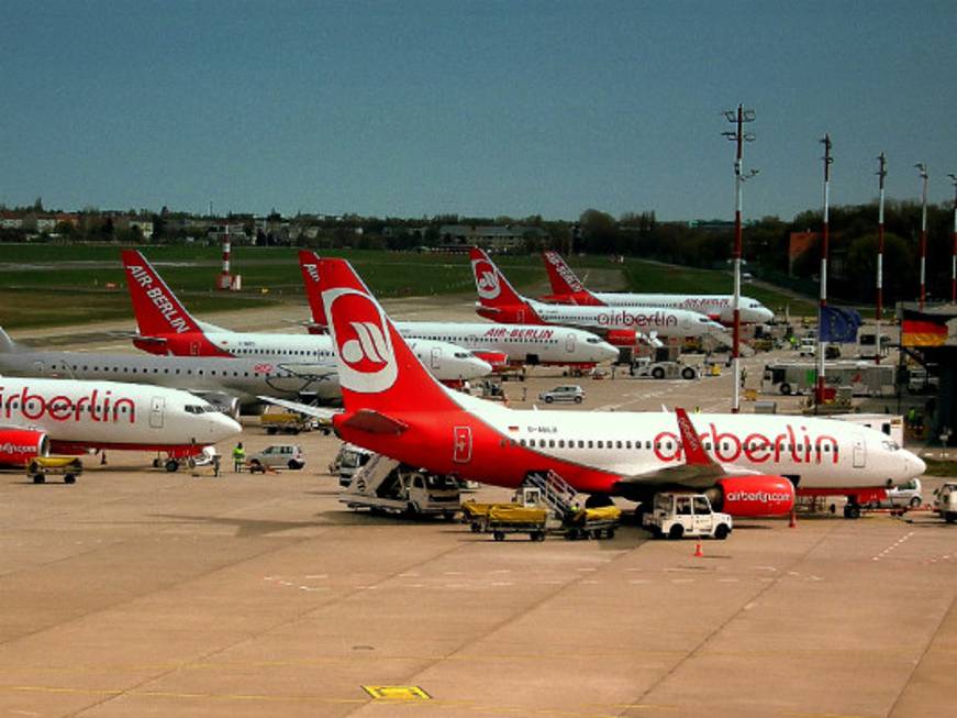 airberlin: stop ai voli lungo raggio fino al 15 ottobre