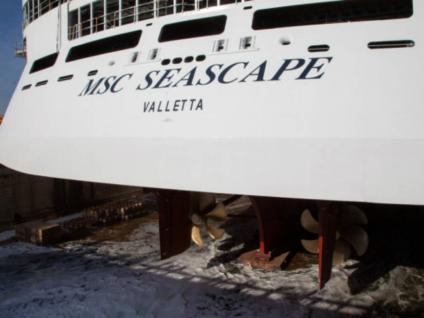 Msc Crociere: varata la nuova ammiraglia Seascape