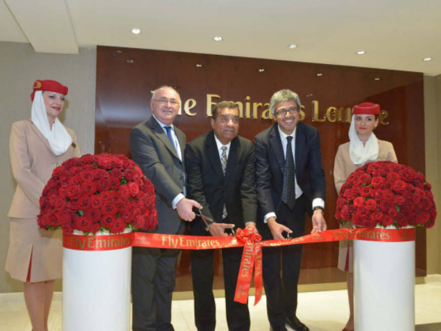 Emirates inaugura a Fiumicino la sua 35esima lounge