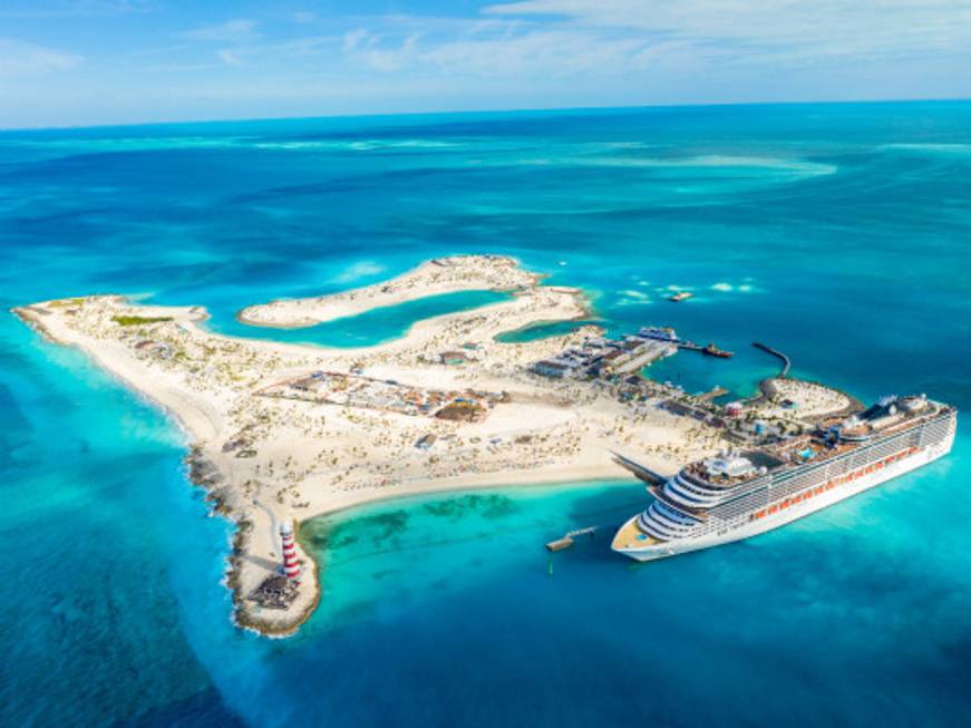 Msc: a Ocean Cay il battesimo della nuova nave Seashore