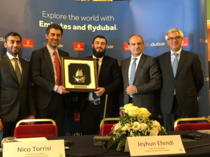 Flydubai-Emirates a Catania Via al giornaliero per Dubai