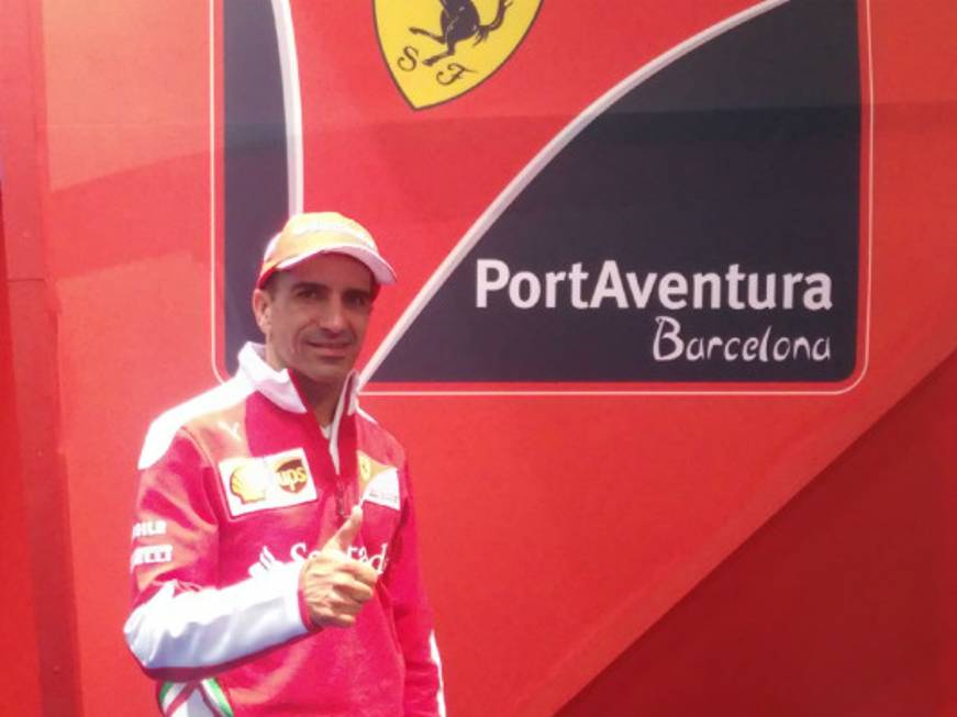 Marc Genè, con la Ferrari in agenzia