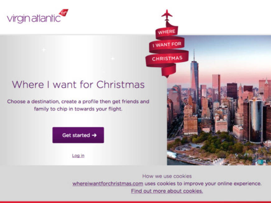 Un viaggio come regalo di Natale: la raccolta fondi di Virgin Atlantic