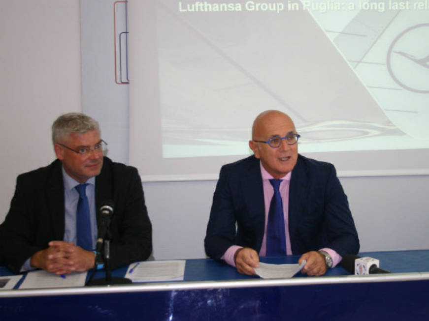 Lufthansa investe in Puglia con il Bari-Francoforte