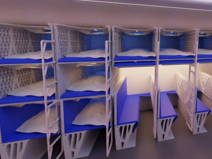 Letti per la classe economy: il progetto capsule