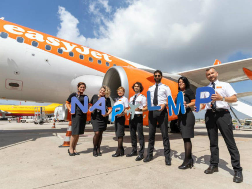 easyJet aumenta le rotte da Napoli: nuovi voli su Skiathos e Lampedusa