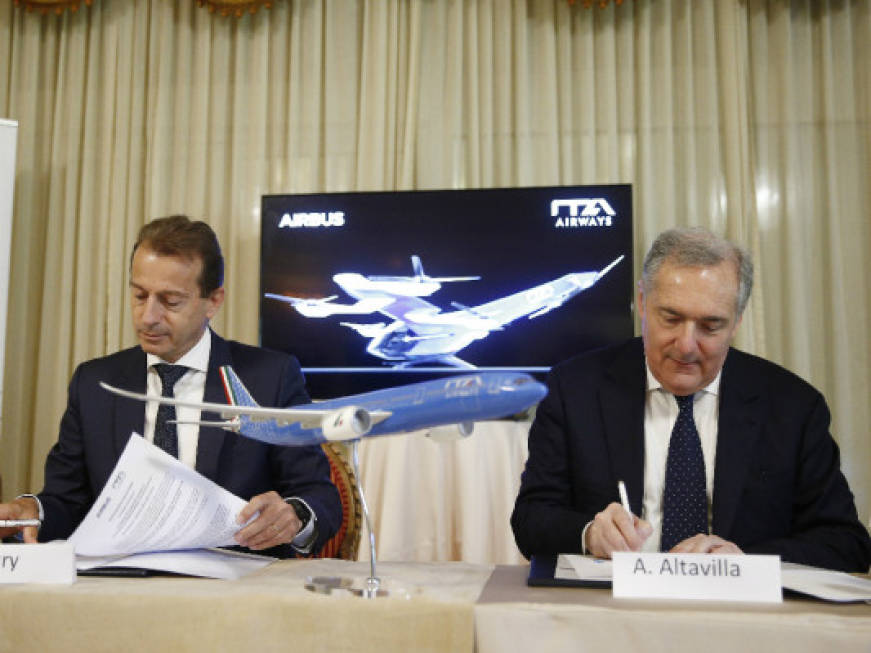 Ita Airways: protocollo d’intesa con Airbus per la mobilità aerea urbana