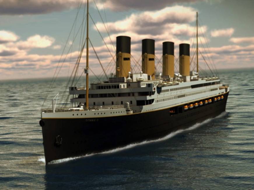 Nuovo Titanic: ecco le prime immagini della nave