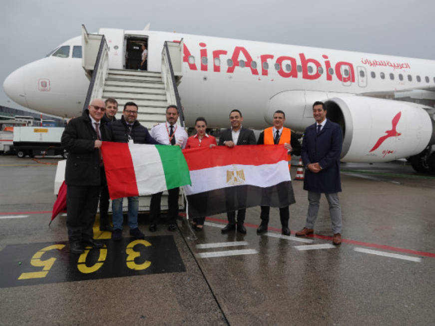 Air Arabia: al via la rotta Milano Bergamo - Il Cairo