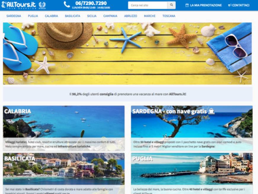 All Tours lancia un nuovo sito con un chat bot per il customer service