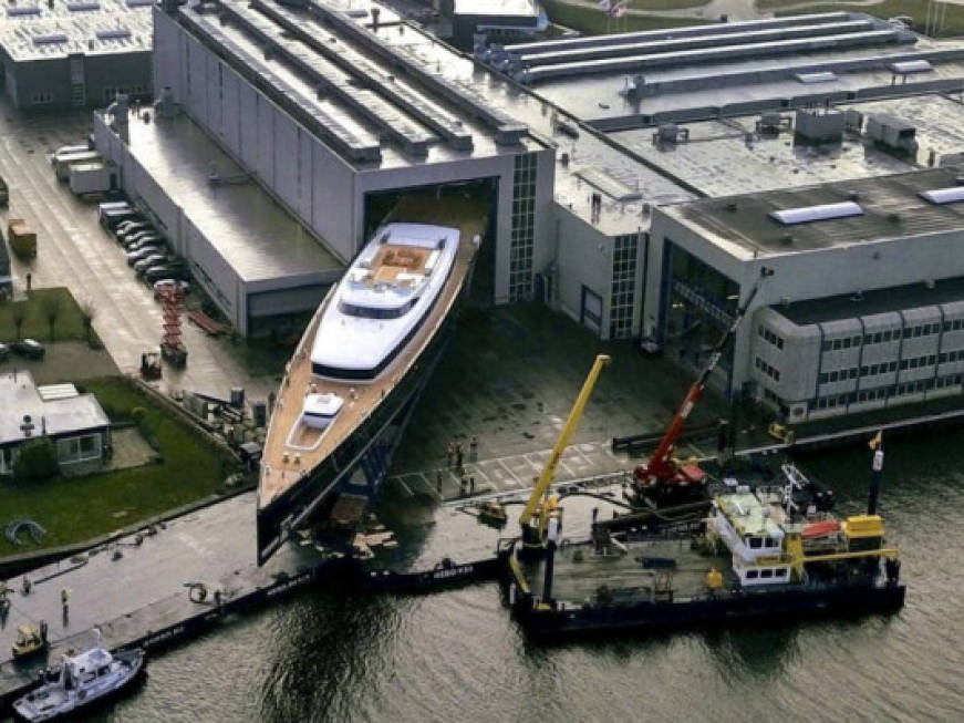Sea Eagle II, presto in mare lo yacht di lusso più grande al mondo