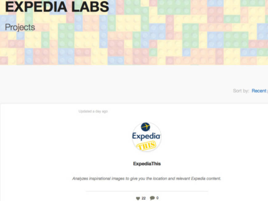 Expedia lancia il sito Expedia Labs, le anticipazioni sui nuovi tool