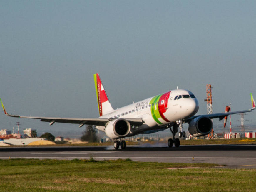Il primo A320neo di Tap atterra a Lisbona