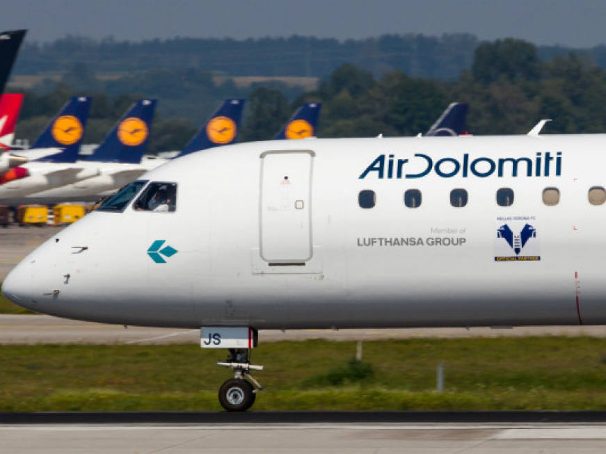 Corto raggio, Air Dolomiti protagonista nei piani Lufthansa
