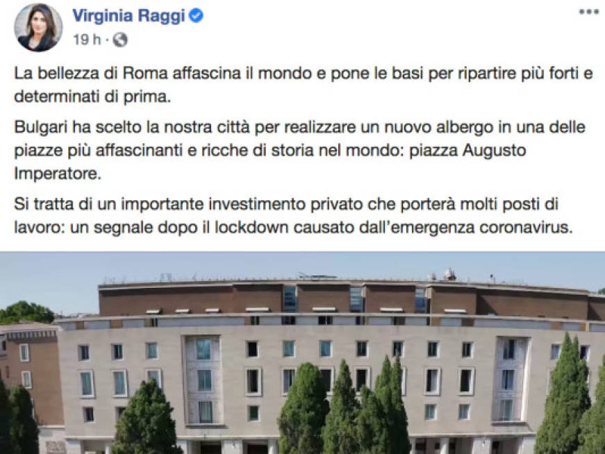 Roma, nel 2022 l’hotel di lusso firmato Bulgari