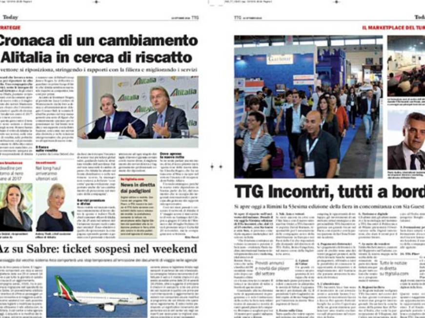 Alitalia passa a Sabre: stop alla biglietteria domani e sabato