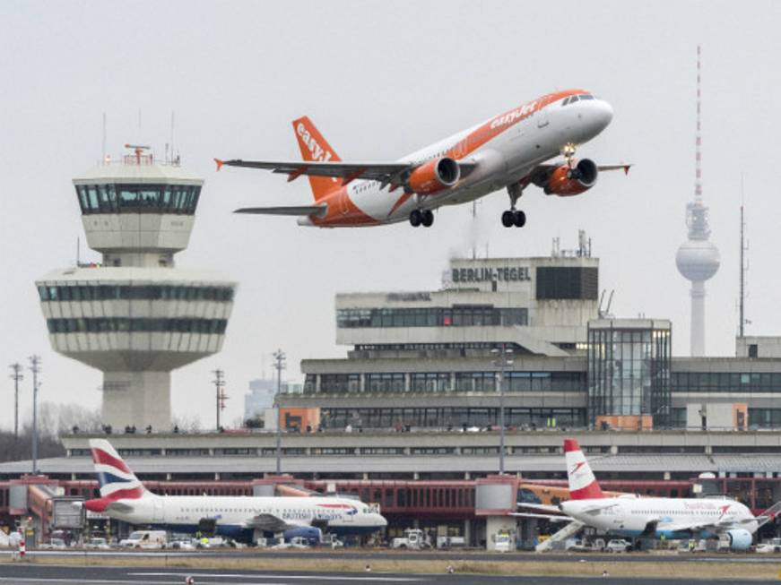 Primo volo di easyJet da Berlino Tegel, 19 le nuove rotte in programma