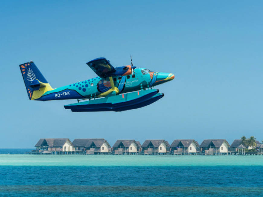 Flying Triggerfish Four Seasons: in volo sull'idrovolante più colorato (e lussuoso) del mondo
