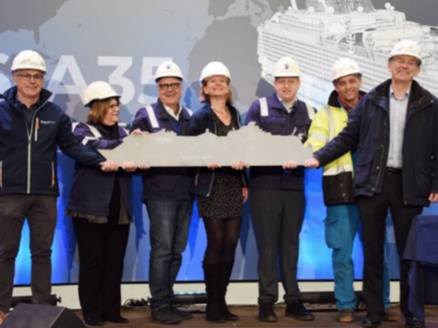 Royal Caribbean: via alla costruzione della Utopia of the Seas