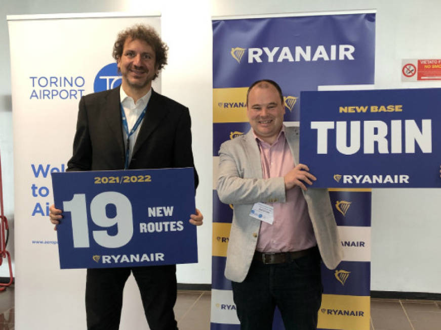 Dara Brady, Ryanair: “Fino a 40 rotte per la nuova base di Torino Caselle”