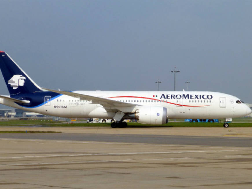 Aeromexico approda ad Amsterdam, quarta base in Europa