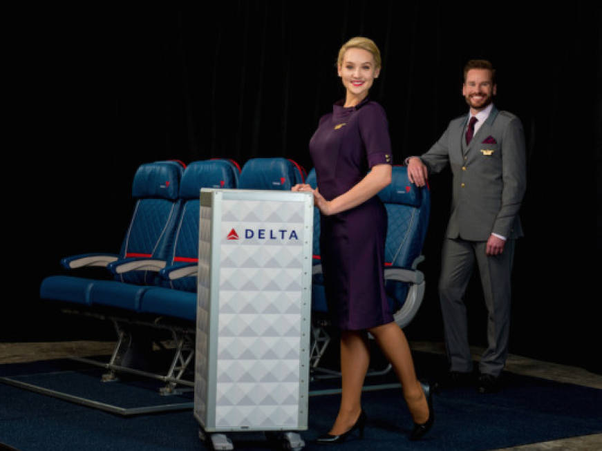 Delta Air Lines cambia look, Zac Posen firma le nuove divise