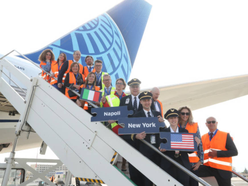 United Airlines aggiunge il volo giornaliero Napoli-New York