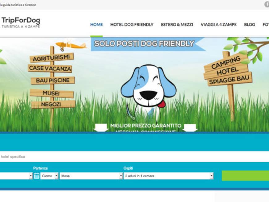 Tripfordog.com: il motore di ricerca per hotel a quattro zampe