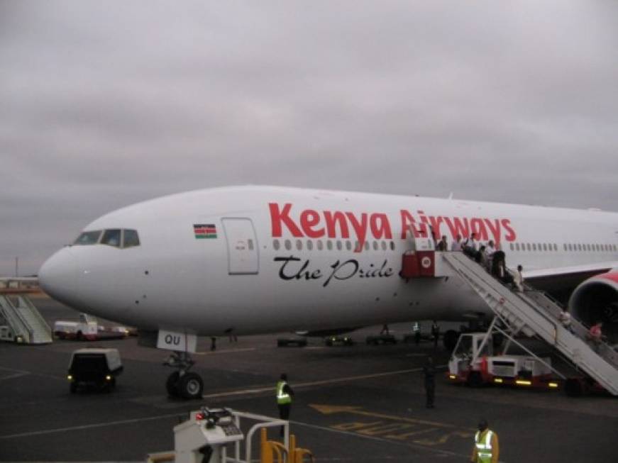 Kenya Airways sospende i voli su Fiumicino