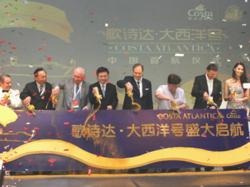 Costa Atlantica arriva a Shanghai: cresce il mercato cinese