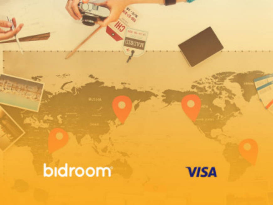 Visa: partnership con Bidroom dedicata ai titolari europei
