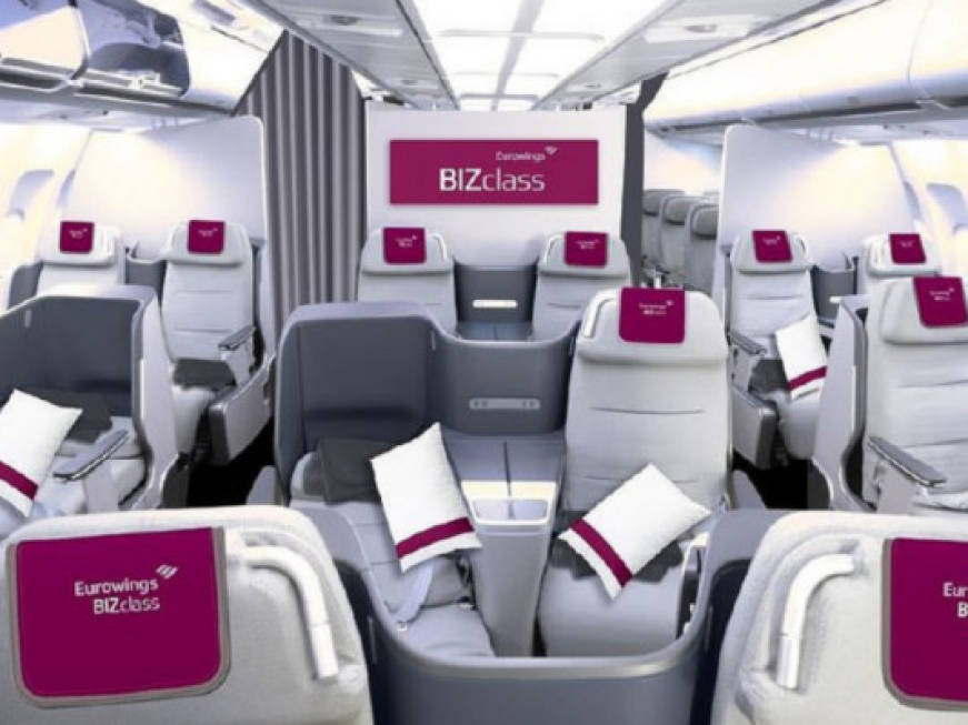 Eurowings dà il via ai voli su New York con la BIZclass