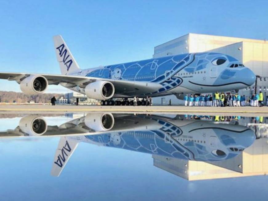 La tartaruga volante di All Nippon Airways: nuova livrea per l'A380