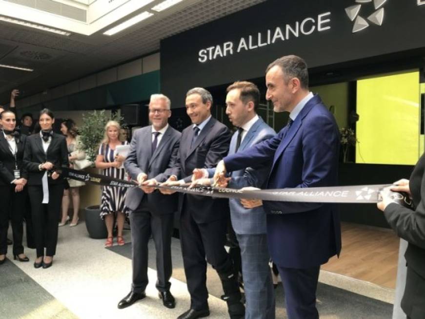 Apre a Fiumicino la prima lounge italiana di Star Alliance