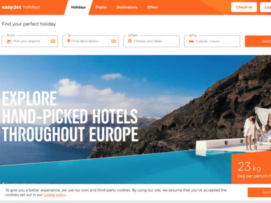 easyJet Holidays si allea con Hotelbeds: il portfolio sale a 5mila alberghi