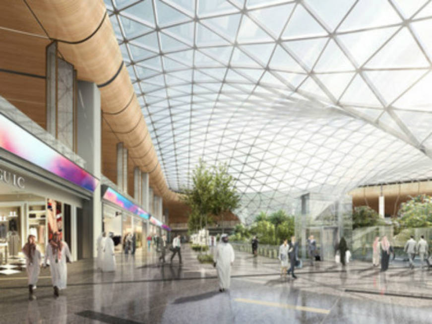 L’aeroporto di Doha si rifà il look: mega giardino tropicale e 60 milioni di pax