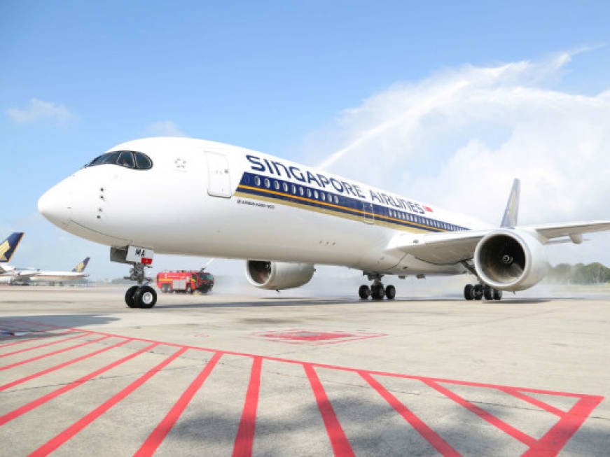 Singapore Airlines pronta per il record del volo diretto più lungo del mondo