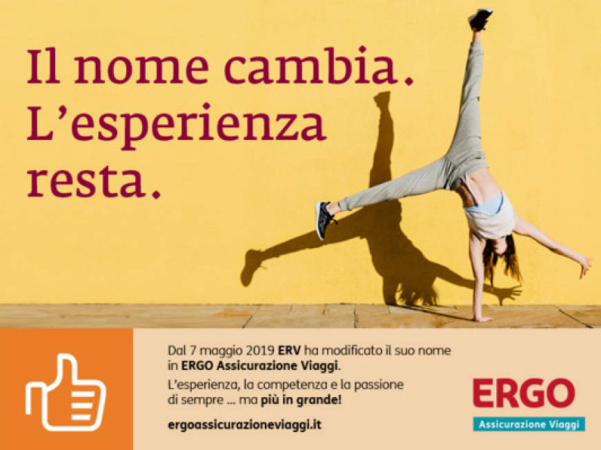 ERGO Assicurazione Viaggi: nuovo brand per Erv