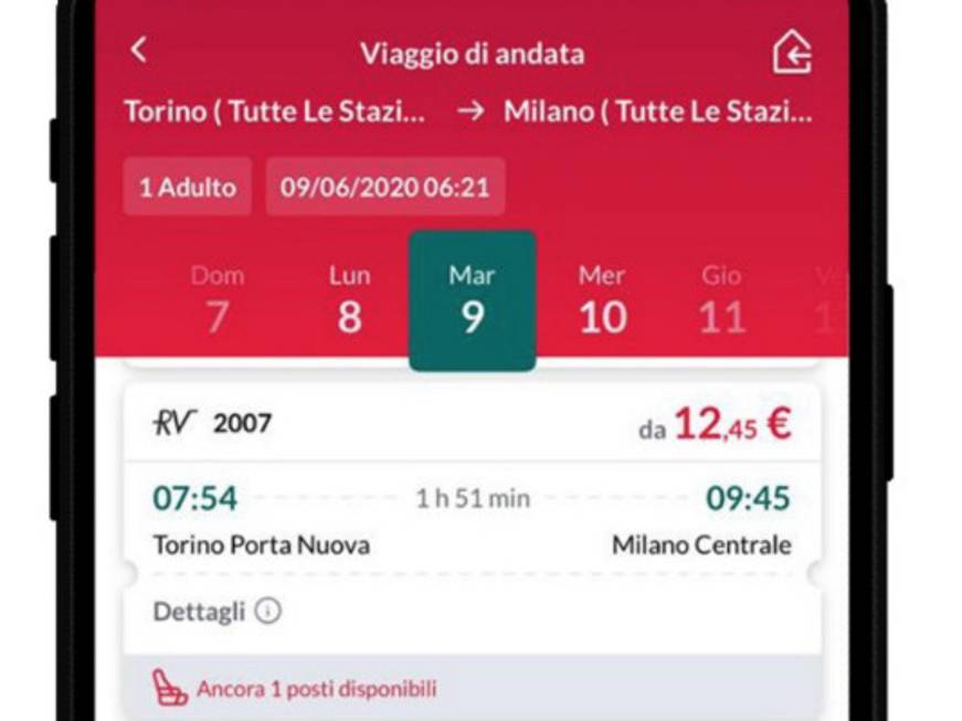 L'esperimento Trenitalia: prenotazione obbligatoria anche per i regionali