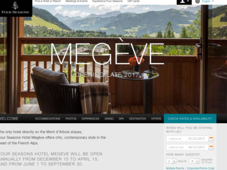 Four Seasons porta il lusso sulle Alpi con il nuovo resort di Megève
