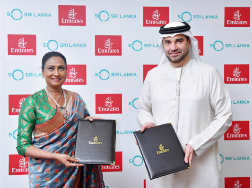 Emirates sigla una partnerhip con lo Sri Lanka per la promozione del Paese